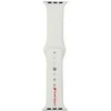 Audi Sport Raudona Logo Silikoninis laikrodžio dirželis Apple Watch 40 / 41 / 42 mm - baltas
