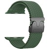 Beline Woven Nylon Parachute apyrankė skirta Apple Watch 38/40/41mm Olive