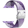 Beline Woven Nylon Parachute apyrankė skirta Apple Watch 38/40/41mm violetinės spalvos