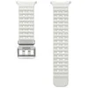 Originali apyrankė laikrodžiui Samsung Galaxy Watch Ultra (47mm) Marine Band (ET-SNL70MWEGEU) baltos spalvos
