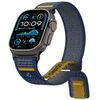 Mėlyna apyrankė Apple Watch 6 / 7 / 8 / 9 / 10 / SE / Ultra 1 / 2 ( 44 / 45 / 46 / 49 mm) laikrodžiui „Spigen Athlex Air”