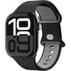 Juoda apyrankė Apple Watch 6 / 7 / 8 / 9 / 10 / SE ( 40/ 41/ 42 mm) laikrodžiui „Spigen Nano Pop”