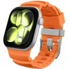 „Spigen“ silikoninė apyrankė, oranžinė - Apple Watch 49mm/46mm/45mm/44mm