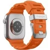 „Spigen“ silikoninė apyrankė, oranžinė - Apple Watch 49mm/46mm/45mm/44mm