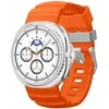 „Spigen“ silikoninė apyrankė, oranžinė - „Samsung Galaxy Watch 8“ 46 mm/44 mm/40 mm