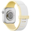 Dirželis UNIQ Revix IV Premium do Apple Watch 42/41/40mm Edition Reversible Magnetic balta-geltona