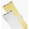 Dirželis UNIQ Revix IV Premium do Apple Watch 42/41/40mm Edition Reversible Magnetic balta-geltona