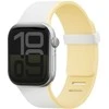 Dirželis UNIQ Revix IV Premium do Apple Watch 42/41/40mm Edition Reversible Magnetic balta-geltona