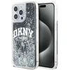 Apple iPhone 14 Pro Max DKNY dėklas Liquid Glitter Big Logo (DKHCP14XLBNAEK) juodos spalvos