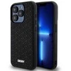 Apple iPhone 15 Pro DKNY Hardcase 3D Rubber Repeat Pattern (DKHCP15L3DRPWK) dėklas telefonui juodos spalvos