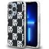 Apple iPhone 15 Pro DKNY dėklas IML Checkered Mono Pattern (DKHCP15LHDLCEK) juodos spalvos
