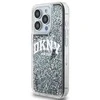 Apple iPhone 15 Pro DKNY dėklas Liquid Glitter Big Logo (DKHCP15LLBNAEK) juodos spalvos