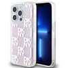 Apple iPhone 15 Pro DKNY dėklas Liquid Glitter Multilogo (DKHCP15LLCPEPP) rožinės spalvos