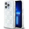 Apple iPhone 15 Pro DKNY dėklas Liquid Glitter Multilogo (DKHCP15LLCPEPT) baltos spalvos