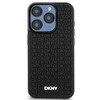Apple iPhone 13 / 14 / 15 DKNY Hardcase 3D Rubber Repeat Pattern (DKHCP15S3DRPWK) dėklas telefonui juodos spalvos