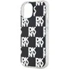 Apple iPhone 13 / 14 / 15 DKNY dėklas IML Checkered Mono Pattern (DKHCP15SHDLCEK) juodos spalvos