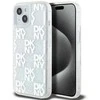 Apple iPhone 13 / 14 / 15 DKNY dėklas Liquid Glitter Multilogo (DKHCP15SLCPEPT) baltos spalvos
