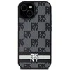 Samsung Galaxy S24 Plus DKNY Odinis Dėklas Checkered Mono Pattern & Printed Stripes (DKHCS24MPCPTSSK) juodos spalvos