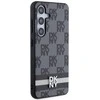 Samsung Galaxy S24 Plus DKNY Odinis Dėklas Checkered Mono Pattern & Printed Stripes (DKHCS24MPCPTSSK) juodos spalvos