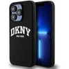 Apple iPhone 13 Pro DKNY dėklas Liquid Silicone Baltas Printed Logo MagSafe (DKHMP13LSNYACH) juodos spalvos