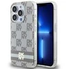 Apple iPhone 13 Pro Max DKNY dėklas IML Checkered Mono Pattern &amp; Printed Stripes MagSafe (DKHMP13XHCPTSE) smėlio spalvos