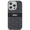 Apple iPhone 15 Plus / 14 Plus DKNY dėklas IML Mono &amp; Stripe MagSafe (DKHMP15MHRHSEK) juodos spalvos