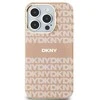 Apple iPhone 13 / 14 / 15 DKNY dėklas IML Mono &amp; Stripe MagSafe (DKHMP15SHRHSEP) rožinės spalvos