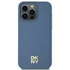 Apple iPhone 13 / 14 / 15 DKNY odinis dėklas Pattern Metal Logo MagSafe (DKHMP15SPSHRPSB) mėlynos spalvos