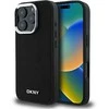 Apple iPhone 16 Pro DKNY Plain Sidabrinis Logo MagSafe (DKHMP16LPSCMCLK) dėklas telefonui juodos spalvos