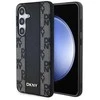 Samsung Galaxy S24 DKNY Hardcase Leather Checkered Mono Pattern MagSafe (DKHMS24SPCPVSLK) dėklas telefonui juodos spalvos