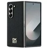 DKNY PU Leather Repeat Pattern Stack Logo MagSafe Samsung Galaxy Z Fold6 dėklas telefonui juodos spalvos