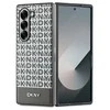 DKNY PU Leather Repeat Pattern Bottom Stripe MagSafe Samsung Galaxy Z Fold6 dėklas telefonui rudos spalvos