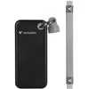 Kietasis diskas Verbatim diskas SSD 1TB - raktų pakabukas su laidu USB 3.2 gen.2 juodos ir pilkos spalvos 32190