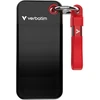 Kietasis diskas Dysk Zewnętrzny Verbatim Pocket SSD 256GB USB-C 3.2 gen.2 juodai-raudonas 32417