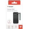 Kietasis diskas Verbatim 2TB SSD Keychain with USB 3.2 Gen.2 Cable Juodas-Pilkas 32194
