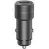 ENERGEA automobilinis įkroviklis 1xUSB+1xUSB-C PD-QC3.0 38W gunmetal Alu Drive PD20+