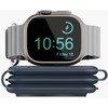 ENERGEA Bazic GoMag Trio Plus Compact Foldable 3-in-1 Belaidis įkroviklis 15W Fast Charging Navy Mėlyna