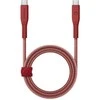 ENERGEA Flow USB-C į USB-C Kabelis 1.5m Raudona 240W 5A PD Fast Charge