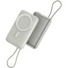 Energea PowerBank Bazic Fusion Mag 10000mAh MagSafe kabelis USB-C pilkos spalvos