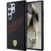 Ferrari FEHCS24LPINK S24 Ultra S928 juodos spalvos kietas dėklas Big SF Perforated