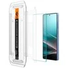 Spigen apsauginis stiklas GLAS.TR”EZ FIT” HD 2-pack skirtas Samsung Galaxy S25 Ultra transparent
