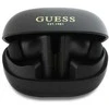 Guess ausinės Bluetooth GUTWST88MCTGK TWS + juodos spalvos Capsule Printed Logo