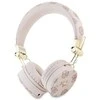 Guess ausinės Bluetooth ENC GUBH70EPOSMW rudos spalvos Peony Script Round Shape