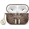 Dėklas Apple AirPods 1/2 Guess Cover Printed Stripes Charm (GUA2P4RPSW) ruda