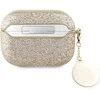 Apple AirPods Pro ausinių dėklas 2 Guess Fixed Glitter Heart Diamond Charm (GUAP2PGEHCDD) aukso spalvos