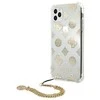 Guess Peony Chain dėklas iPhone 11 Pro telefonui, aukso spalvos