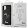 Guess GUHCN61HG4SGK Apple iPhone 11 / Xr 6.1″ juodos spalvos kietas dėklas Glitter Script Big 4G