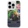 Dėklas GUESS GUHCP14LLFLSB IPHONE 14 PRO 6.1 "Mėlynas/Mėlynas HARDCASE FLOWER LIQUID GLITTER