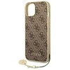 Dėklas Guess GUHCP14MGF4GBR iPhone 14 Plus 6,7" brzowy/ruda hardcase 4G Charms Collection