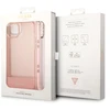 Dėklas GUESS GUHCP14MHGCOHP IPHONE 14 PLUS / 15 PLUS 6.7 "Rožinis / Rožinis HARDCASE TRANSLUENT PEARL STAP
